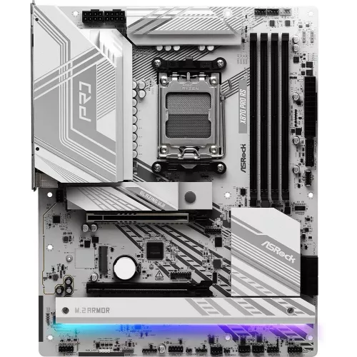 Материнская плата Asrock X870 PRO RS Socket AM5 AMD X870 4xDDR5 ATX AC`97 8ch(7.1) 2.5Gg RAID+HDMI