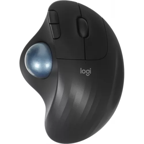 Трекбол Logitech M575S черный оптическая 2000dpi беспров. BT/Radio USB 4but (910-007035)