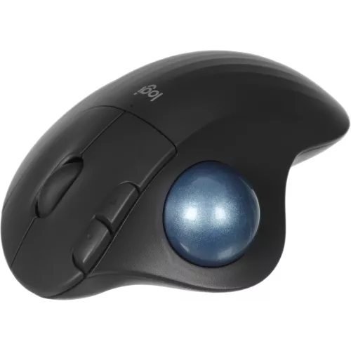 Трекбол Logitech M575S черный оптическая 2000dpi беспров. BT/Radio USB 4but (910-007035)