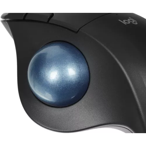 Трекбол Logitech M575S черный оптическая 2000dpi беспров. BT/Radio USB 4but (910-007035)