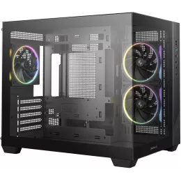 Корпус Deepcool CG330 3F черный без БП mATX 6x120mm 4x140mm 2xUSB2.0 1xUSB3.0 audio bott PSU