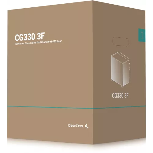 Корпус Deepcool CG330 3F черный без БП mATX 6x120mm 4x140mm 2xUSB2.0 1xUSB3.0 audio bott PSU