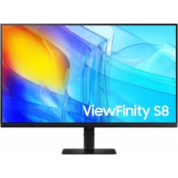 Монитор Samsung 32" ViewFinity S8 S32D806EAMXUE черный VA LED 5ms 16:9 HDMI матовая HAS Piv 3000:1 350cd 178гр/178гр 3840x2160 60Hz DP 4K USB 6.9кг