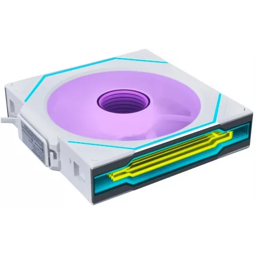 Вентилятор для корпуса Lian-Li Uni Fan SL-INF Wireless 120 ARGB 120х122.1x28 белый 4-pin 29.2дБ (G99.12SLIN1W1W.R0) Ret