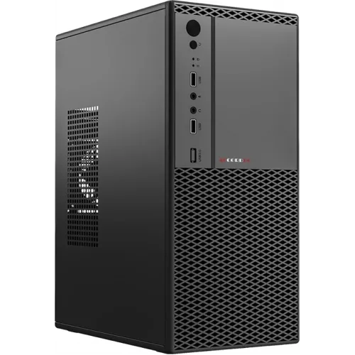 Корпус Accord ACC-1605B черный без БП mATX 2x120mm 2xUSB2.0 audio