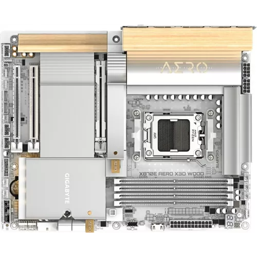 Материнская плата Gigabyte X870E AERO X3D WOOD Socket AM5 AMD X870E 4xDDR5 ATX AC`97 8ch(7.1) 2x5Gg RAID+HDMI