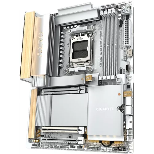 Материнская плата Gigabyte X870E AERO X3D WOOD Socket AM5 AMD X870E 4xDDR5 ATX AC`97 8ch(7.1) 2x5Gg RAID+HDMI