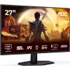 Монитор AOC 27" Q27G42XE черный IPS LED 1ms 16:9 HDMI M/M матовая 300cd 178гр/178гр 2560x1440 180Hz FreeSync DP 2K 3.88кг