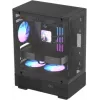 Корпус Formula Crystal Z1CM v2 черный без БП mATX 1xUSB2.0 1xUSB3.0 audio bott PSU