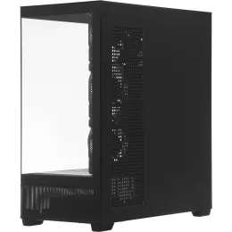 Корпус Accord ACC-ZA11B AR черный без БП ATX 3x120mm 1xUSB2.0 2xUSB3.0 audio bott PSU