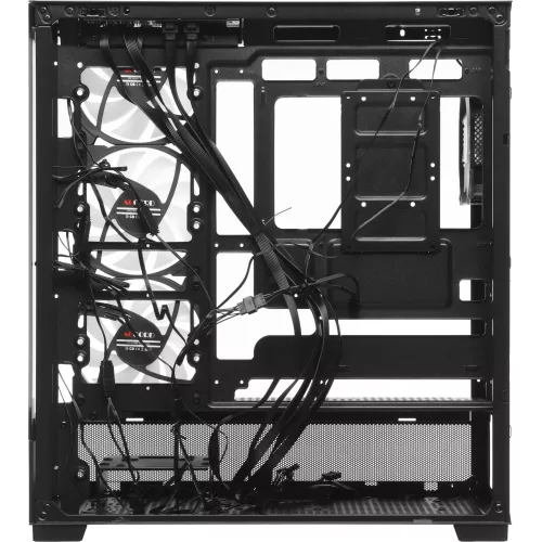 Корпус Accord ACC-ZA11B AR черный без БП ATX 3x120mm 1xUSB2.0 2xUSB3.0 audio bott PSU