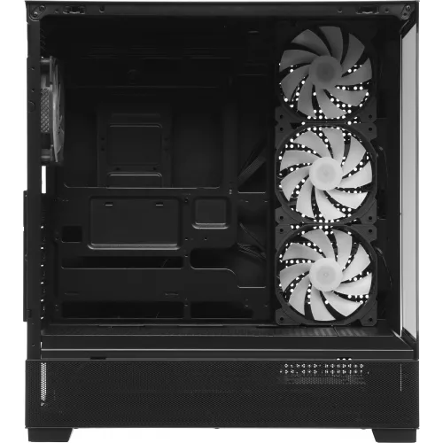 Корпус Accord ACC-ZA11B AR черный без БП ATX 3x120mm 1xUSB2.0 2xUSB3.0 audio bott PSU
