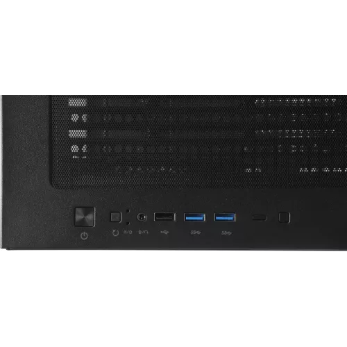 Корпус Accord ACC-ZA11B AR черный без БП ATX 3x120mm 1xUSB2.0 2xUSB3.0 audio bott PSU