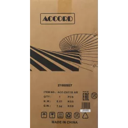 Корпус Accord ACC-ZA11B AR черный без БП ATX 3x120mm 1xUSB2.0 2xUSB3.0 audio bott PSU