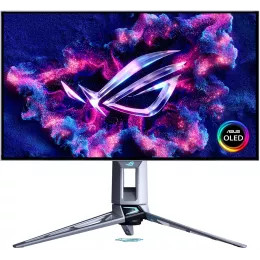 Монитор Asus 26.5" ROG Swift PG27AQWP-W светло-серый OLED LED 16:9 HDMI матовая HAS Piv 1500cd 178гр/178гр 2560x1440 540Hz DP 2K USB 7.04кг