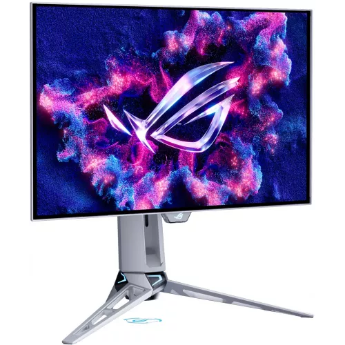 Монитор Asus 26.5" ROG Swift PG27AQWP-W светло-серый OLED LED 16:9 HDMI матовая HAS Piv 1500cd 178гр/178гр 2560x1440 540Hz DP 2K USB 7.04кг