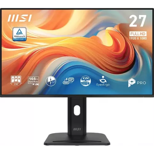 Монитор MSI 27" Pro MP275PHG E14 черный IPS LED 16:9 HDMI M/M матовая HAS Piv 250cd 178гр/178гр 1920x1080 144Hz DP FHD USB 6.23кг