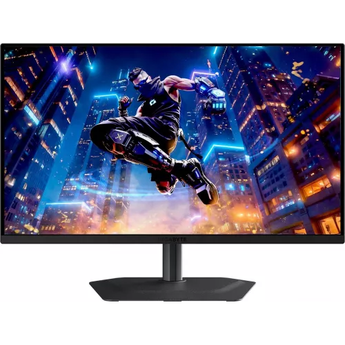 Монитор Gigabyte 27" MO27Q3 EK черный QD OLED LED 16:9 HDMI M/M матовая HAS Piv 1500000:1 250cd 178гр/178гр 2560x1440 360Hz G-Sync FreeSync Premium Pro DP QHD 6.55кг