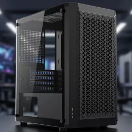 Корпус Accord ACC-509 черный без БП mATX 7x120mm 4x140mm 2xUSB2.0 1xUSB3.0 audio bott PSU