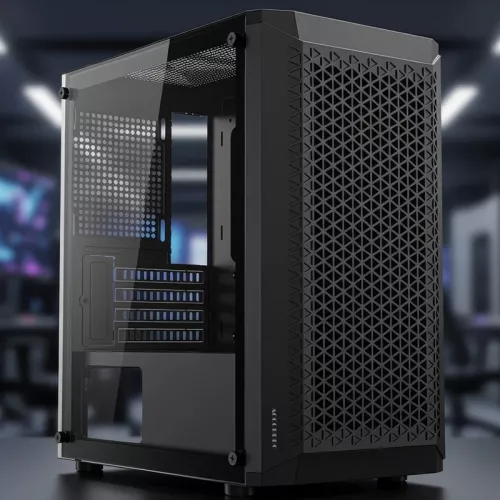 Корпус Accord ACC-509 черный без БП mATX 7x120mm 4x140mm 2xUSB2.0 1xUSB3.0 audio bott PSU