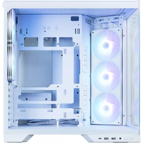 Корпус Zalman D50 белый без БП ATX 6x120mm 4x140mm 2xUSB3.0 audio bott PSU