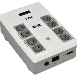 Источник бесперебойного питания ITK Electra EST8-800VA-1-001 480Вт 800ВА черный