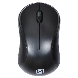 Мышь Оклик 605SW черный оптическая 1200dpi беспров. USB для ноутбука 3but (384108)