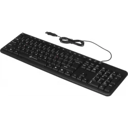 Клавиатура Оклик 90M черный USB (402127) кабель 1.35м