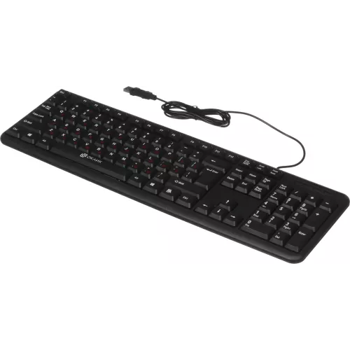 Клавиатура Оклик 90M черный USB (402127) кабель 1.35м
