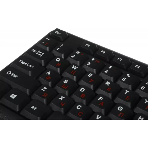Клавиатура Оклик 90M черный USB (402127) кабель 1.35м