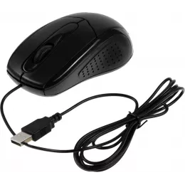 Мышь Оклик 305M черный оптическая 1000dpi USB 3but (412850)