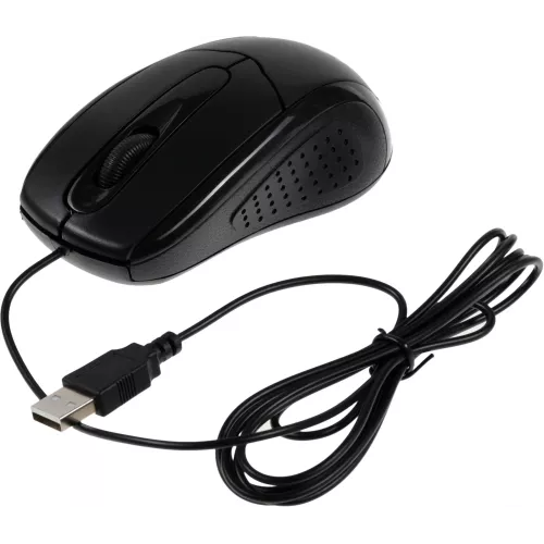 Мышь Оклик 305M черный оптическая 1000dpi USB 3but (412850)