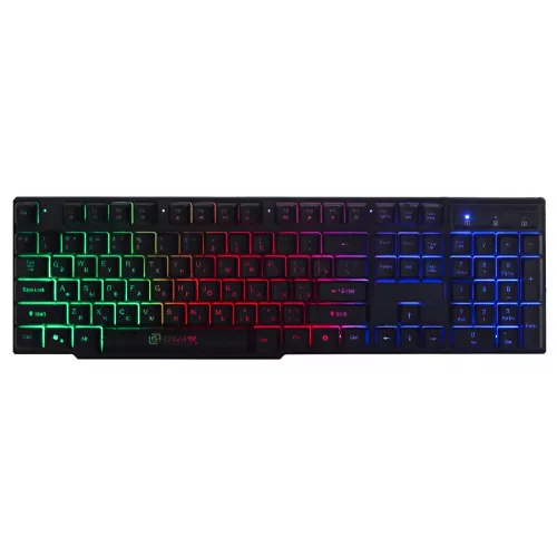 Клавиатура Оклик 780G SLAYER черный USB for gamer LED (412899) кабель 1.5м