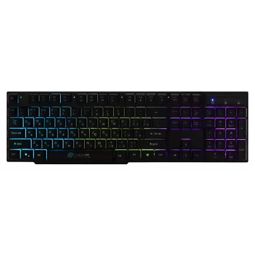 Клавиатура Оклик 780G SLAYER черный USB for gamer LED (412899) кабель 1.5м