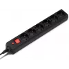 Сетевой фильтр Buro 600SH-16-3-B 3м (6 розеток) черный (коробка)