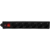 Сетевой фильтр Buro 600SH-16-5-B 5м (6 розеток) черный (коробка)