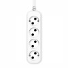 Сетевой удлинитель Buro BU-PSL4.1/W 1.5м (4 розетки) белый (пакет ПЭ)
