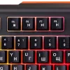 Клавиатура Оклик 710G BLACK DEATH черный/оранжевый USB Multimedia for gamer LED (476393) кабель 1.5м