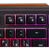 Клавиатура Оклик 710G BLACK DEATH черный/оранжевый USB Multimedia for gamer LED (476393) кабель 1.5м