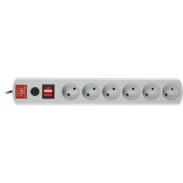 Сетевой фильтр Most LR 3м (6 розеток) белый (коробка)