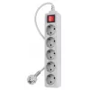 Сетевой фильтр PC Pet AP01006-5-G 5м (5 розеток) серый (пакет ПЭ)