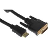 Кабель Buro HDMI (m) DVI-D (m) 1.8м (HDMI-19M-DVI-D-1.8M) феррит.кольца черный