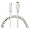 Кабель Buro USB A(m) USB B(m) 5м (USB2.0-AM/BM-5M-MG) феррит.кольца