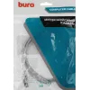 Кабель Buro USB A(m) USB B(m) 1.8м (USB2.0-AM/BM-Trans) прозрачный