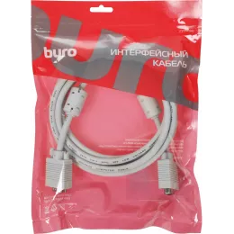 Кабель Buro CAB016S-10 VGA (m) VGA (m) 3м феррит.кольца серый