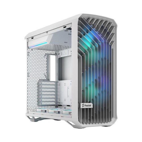 Корпус ПК без блока питания/ Case Fractal Design Torrent RGB TG Clear Tint, Full-Tower, 2x180mm + 3x140mm RGB, 2xUSB-A 3.2 + 1xUSB 3.2 Type-C E-ATX, SSI-CEB, SSI-EEB, ATX, mATX, mITX White Fractal Design
