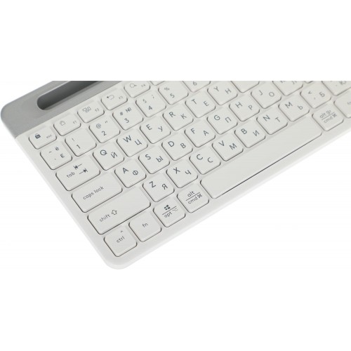Клавиатура A4Tech FBK25: Беспроводная USB Slim Multimedia в Белом/Сером Цвете