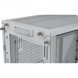 Корпус без блока питания/ Case Corsair Frame 4000D RS, Midi-Tower, TG, 3x120mm, 2xUSB-A 3.2, 1xUSB 3.2 Type-C, E-ATX, ATX, mATX, mITX White