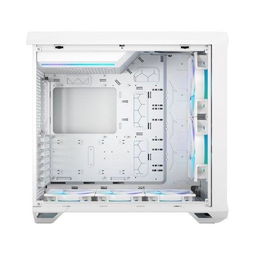 Корпус ПК без блока питания/ Case Fractal Design Torrent RGB TG Clear Tint, Full-Tower, 2x180mm + 3x140mm RGB, 2xUSB-A 3.2 + 1xUSB 3.2 Type-C E-ATX, SSI-CEB, SSI-EEB, ATX, mATX, mITX White Fractal Design