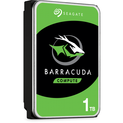 RECERTIFIED Seagate Barracuda 1TB SATA3 HDD - 7200 RPM, 64MB Cache, 1 год гарантии